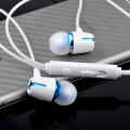 DUOPUNI Android wired with microphone earbuds smart call tuning listening to songs in-ear mobile phone headphones.
