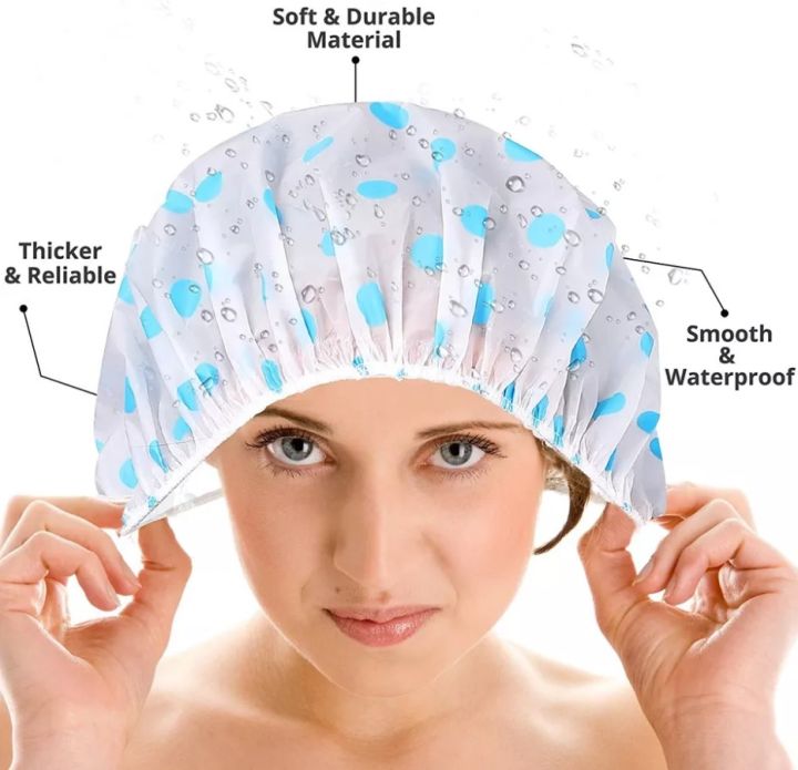 Waterproof Female Shower Cap/Women Shower Cap For Bath-1pcs