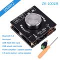 ZK-1002M 100W+100W Bluetooth 5.0 Power Audio Amplifier Board Stereo Amplificador. 