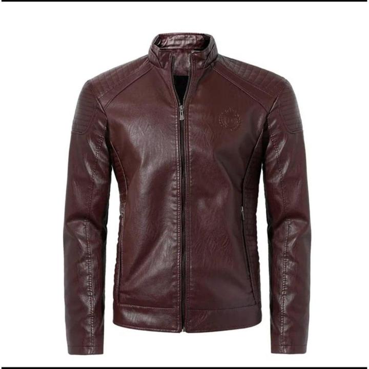 PU Leather Jacket For Men