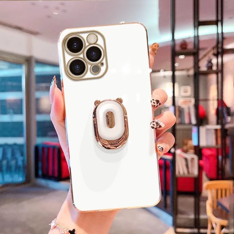 FELMYST Stand Ring Holder Case For iPhone 7/8 Plus Luxury Cute