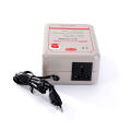 Voltage Transformer, 500 Watt, Step Down, 220 Volt to 110 V Power Converter, White. 