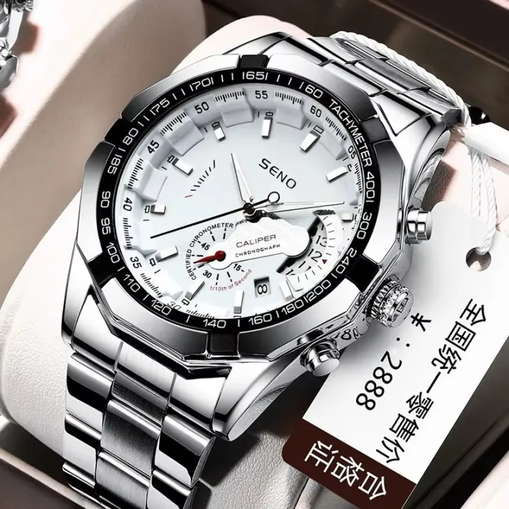 Men's%20Stainless%20Steel%20Quartz%20%2022mm%20%20Analog%20Luminous%20Business%20Watch%20%20with%2043mm%20Glass%20-%20Image%202