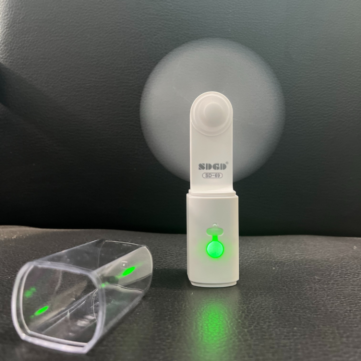 Mini Pocket Fan With Troch Light Rechargeable Powerful Fan Foldable wing with Torch and Flashlight