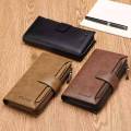 Black master/Multicolour Leather men long Wallet]]]]ST - Wallet For Men - Money Bag For Men - মানি ব্যাগ - Wallet For Men. 