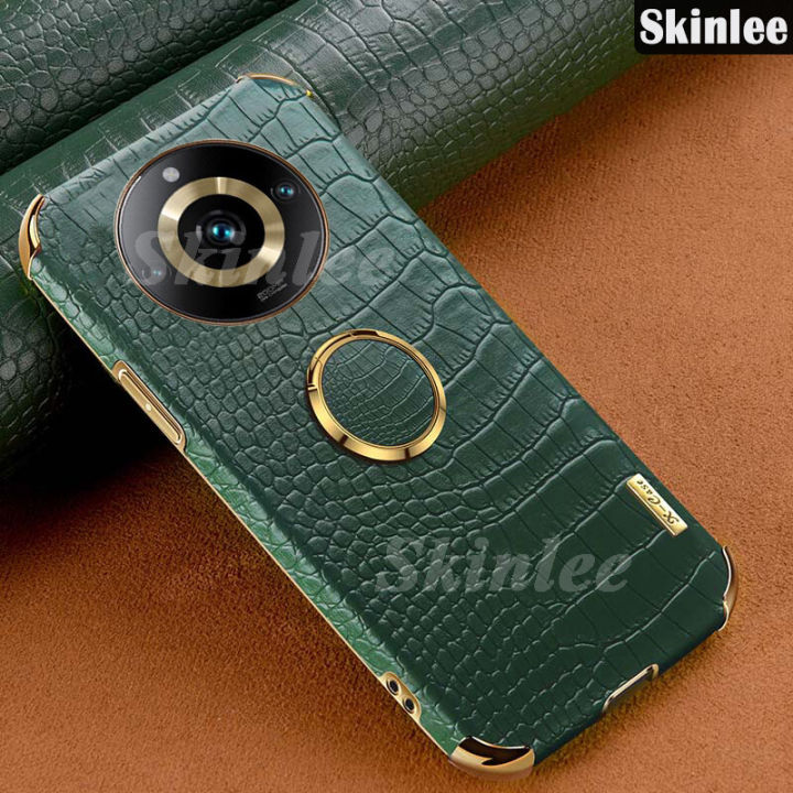 Phone%20case%20For%20Realme%2011%20Pro%20+%20Back%20cover%20Soft%20Case%20Luxury%20Carbon%20Crocodile%20Pattern%20Leather%20Handphone%20Housing%20For%20Realme11%20Pro%20Plus%20Cover%20cases%20Car%20Navigation%20Holder%20Ring%20Cover%20-%20Image%202