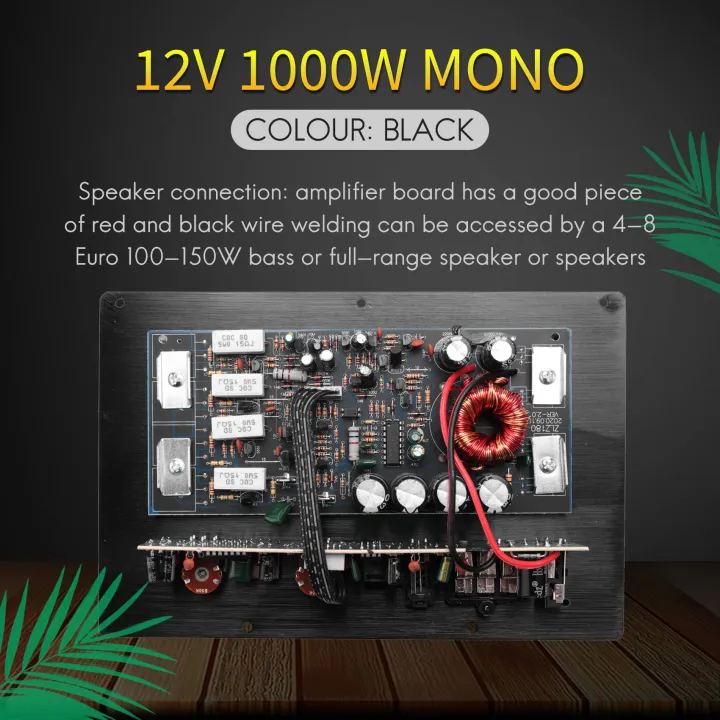 12V%201000W%20Mono%20Car%20Audio%20Power%20Amplifier%20Powerful%20Bass%20Amp%20PA80D%20-%20Image%202