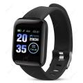 116 Plus Smart Watch Heart Rate Watch Smart Wristband Blood Pressure Heart Rate Pedometer Fitness Tracker Smart Bracelet Sports Watches Smart Band Waterproof/ water rasistance Smartwatch Android All Compatible. 