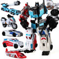 Haizhixing 5 in 1 Bruticus Devastator Superion Defensor Transformation Robot Car Action Figures Aircraft Model Kids Boy Toy Amour zii. 