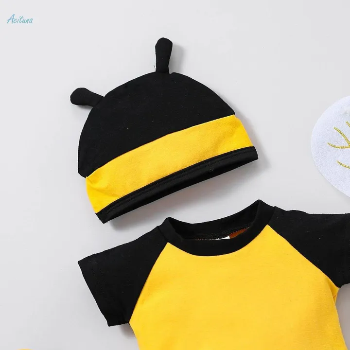 Honey%20Bee%20Romper%20Suit%20Fancy%20Dress%20up%20Clothes%20Set%20Cute%20Cosplay%20Outfits%20for%20For%20Newborns%20-%20Image%202