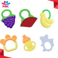 Baby Silicone Teethers High Temperature Resistance Freezer Safe Organic Infant FruitTeether Toy Soft & Textured for Natural Brain Development Baby Teething Toys.