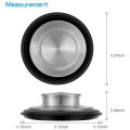 3 3 8 Inch Kitchen Sink Stopper Stainless Steel Garbage Disposal Plug Kitchen Sink Plug Fits Standard Kitchen Drain Size. 