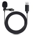 Lavalier Microphone Compatible with DJI Osmo Pocket 3, Insta360 X2 X3 Cameras - USB-C Lavalier Lapel Clip External Microphone.