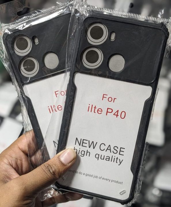 Xundd Case For Itel P40 Case Shockproof Transparent Bumper Back Phone Cover