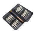 BAG With 24 In 1 Bit Multi-Purpose Precision Screwdriver Interchangeable Bit Set Portable Telecommunication Tools Sets. 