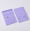 Multi-Compartment Travel Passport Wallet with Card, Ticket and SIM Slots, and Elastic Strap and RFI-D Blocker.