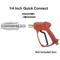 TWEXQNY-Turbo Nozzle for Pressure Washer, Rotating Nozzle for Hot and Cold Water, 1/4 Inch Quick Connect, Orifice 3.0, 3600 PSI.