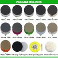 150 PCS 3 Inch Sanding Discs Silicon Carbide 400-10000 Grits Wet/Dry Hook and Loop Sandpaper for Drill Grinder. 