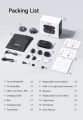 ULANZI A30 Tiny Mic Magnetic Wireless Lavalier Microphone Mini Size, Noise Cancellation, 164 ft Range, 20H Battery Life, Lapel Microphone for Video Recording, DSLR, iPhones, Android, PC. 
