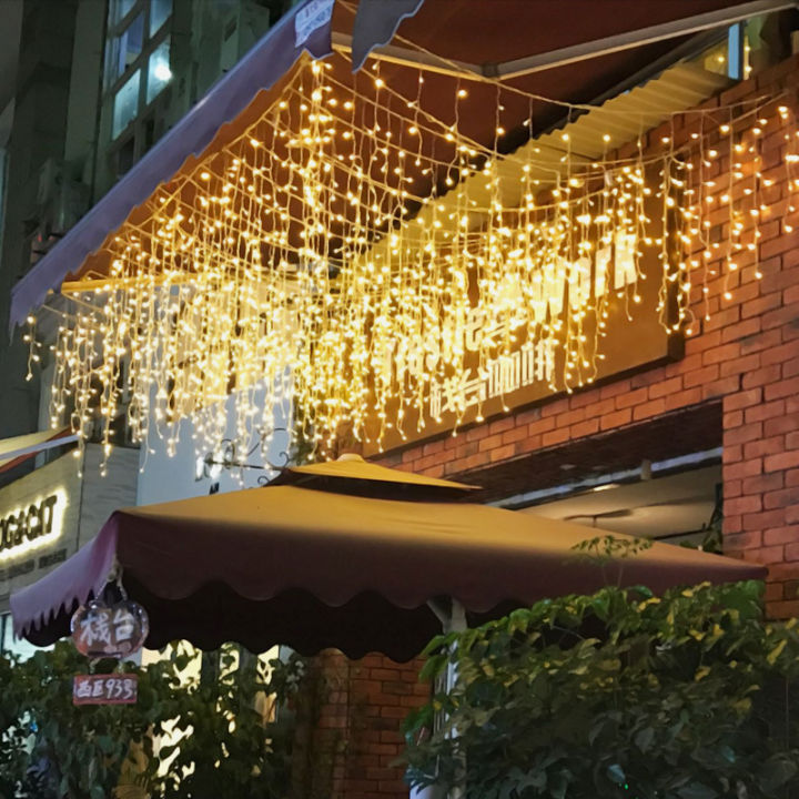 LED Ice Bar Lights, Starry Lights, Outdoor Waterproof, Wedding, Christmas, Decorative Lights, Star Curtains, String Lights