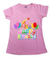 Birthday T shirt for kids  girls - T-Shirt For Women Gift Item. 