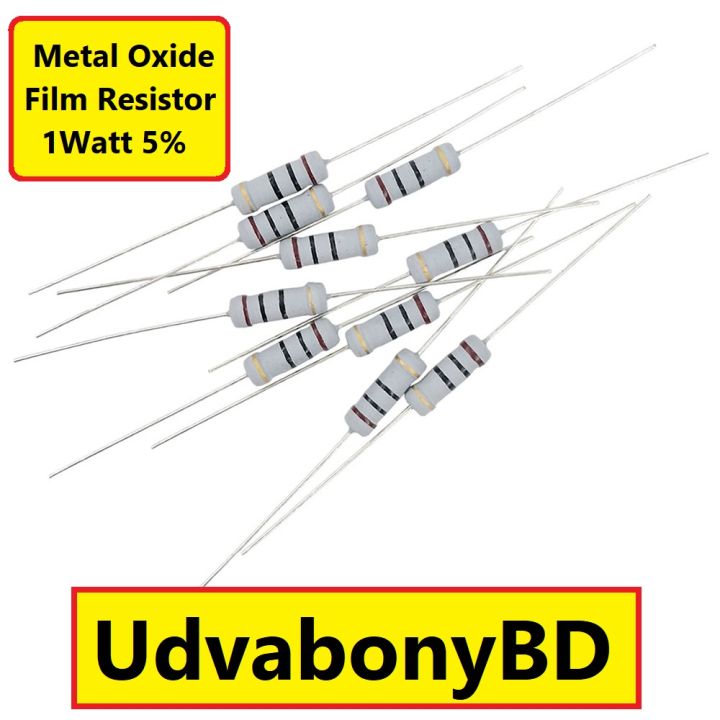 25Pcs-%20Resistor%201K%20Ohm%201W%205%25%20Metal%20Oxide%20Film%20Resistor%20High%20Quality%20-%20Image%203