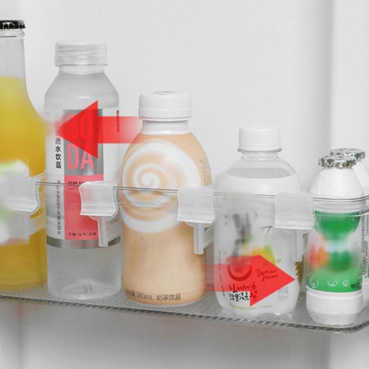 4Pcs Refrigerator Partition Divider Storage Rack Board Drawer Organizer