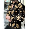 Luxury Fashion Men Shirts Oversized Casual Shirt love Print Long Sleeve Tops Men's Clothing Party Cardigan Blouses High Quality. 