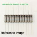 10Pcs- 2Watt 220 Ohm Resistor Power Resistor 2W 220 Ohm Metal Film Resistor 220 Ohm Resistor 2 Watt Metal Oxide Film Leads ±5% Tolerance 2 Pin Leads.