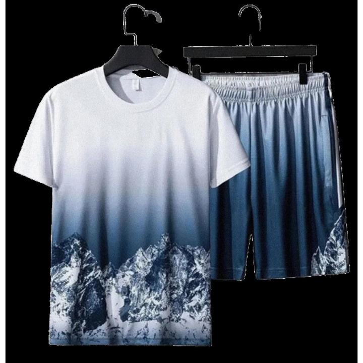 stylist%20printed%20Cotton%20Half%20Sleeve%20T-Shirt%20(%20Set%20)%20&%203%20Quester%20%20Pant%20for%20Men%20-%20Image%203