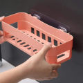 1 Pcs Kitchen And Bathroom Wall Shelf Square -  Self - kitchen self  bathroom accessories - Family coloul. 