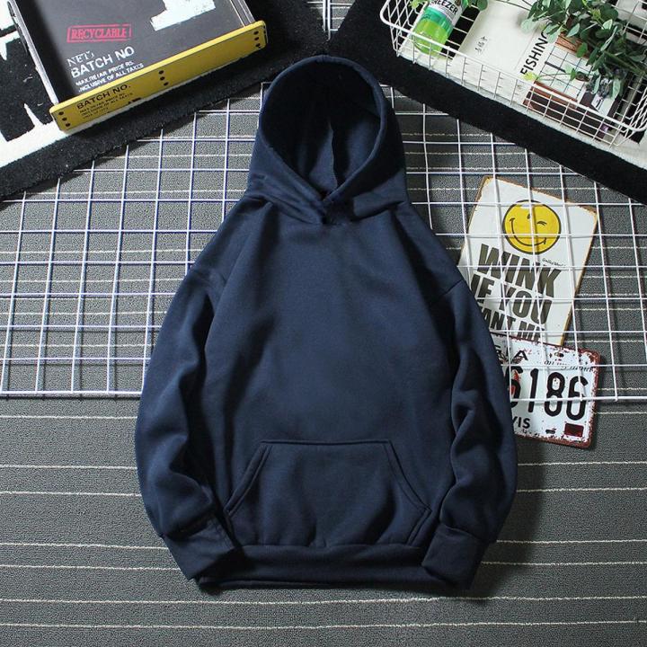 Hooded Sweatshirt Men S-4XL Jumpers Soft Oversized Hoodie
