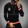 Premium Quality Black Color Cotton Full Sleeve Sweater for Men - Sweater For Men. 