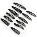 12Pcs/set Black Geometric Hair Clip BB Hairpins Barrettes Styling Tools Fashion Women Girls Hair Accessories Headwear Headdress.