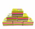 Sticky Notes 3X3" Post It Note Pads 5 Colours - 400 Sheets. 