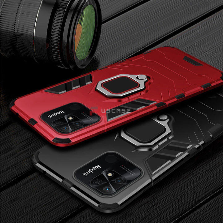 Pluscase%20for%20Xiaomi%20Redmi%2010C%20ring%20stand%20Holder%20case%20hard%20back%20shockproof%20cover%20-%20Image%207