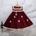 Kushikata Baby's Dress for Girls - Stylish and Comfortable Outfit for Your Little One - Fashionable Baby Girl's Dress. 