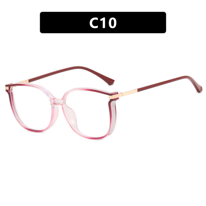 2024%20Summer%20Trendy%20Women's%20Ultra-light%20Blue%20Light%20Blocking%20Glasses%20Frames%20for%20Large%20Face,%20Stylishly%20Slimming%20with%20Prescription%20Lens%20Compatible%20-%20Image%2010