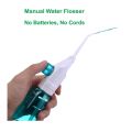 Oral Power Floss – Cordless Dental Water Jet Tooth Flosser – No Battery/Charging Needed – Deep Clean for Braces, Crowns, Gums – Travel Friendly.