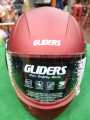 Gliders Jazz Matt Black Helmet With Smoke visor.. 