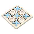 XO Triple Tic Tac Toe Wooden Board Game Casual Battle Board Game Suitable for children. 