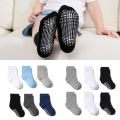 6 Pairs/Lot Fashion Children Socks Grip Crew Socks with Non Slip/Anti Skid Soles for Baby Infants Toddlers Kids Boys Girls 0-7y.