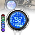 LI Motorcycle LCD Digital Meter Multi‑Functional Odometer Speedometer Tachometer RPM Fuel Level Gauge MPH KM/H. 