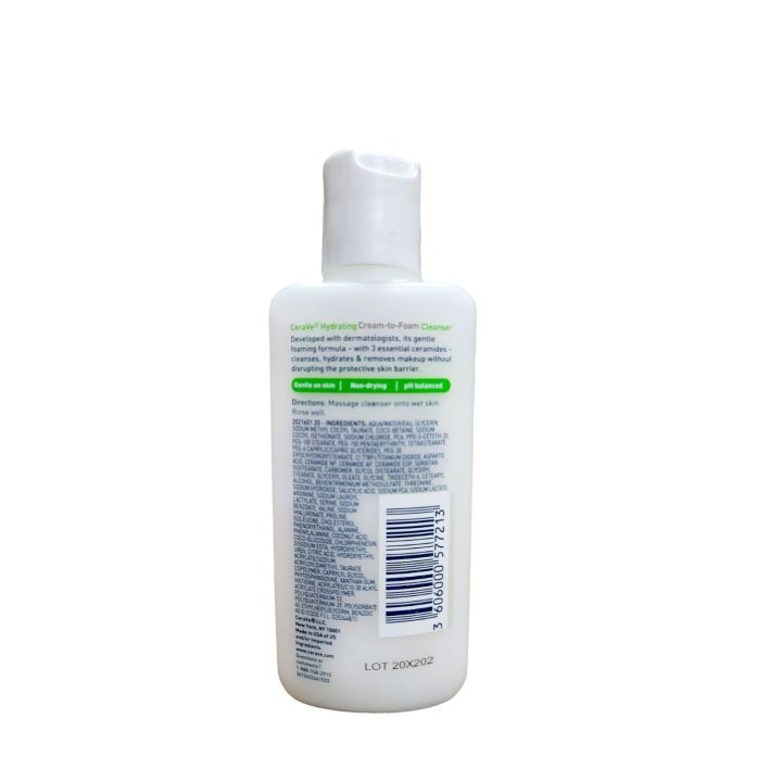 CeraVe%20Hydrating%20Cream%20To%20Foam%20Cleanser%2087ml%20-%20Image%208
