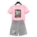 Grand Theft Auto Gta T Shirt kid Street Gta 5 T Shirt boys and girls Tshirts children's clothing girl clothing Oversized t-shirt. 