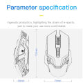 Vansen Wireless Mechanical Gaming Mouse Rechargeable Mouse 7 Button Mouse Macro for PC Laptop.