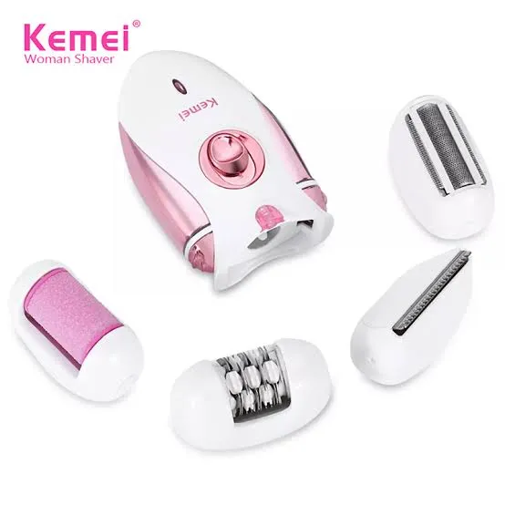 Kemei%20KM-2530%20Rechargeable%20Epilator%20&%20Shaver%204%20in%201%20Beauty%20For%20Women%20-%20Image%204