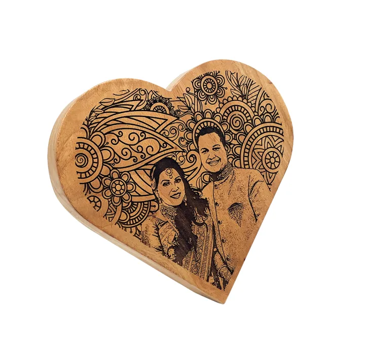 Wooden%20Engraved%20Heart%20shaped%20Frame%20plaque%20with%20customized%20picture%20and%20text%208x8/6x6%20inch%20-%20Image%203