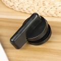 Bathroom Nylon Plastic Partition Door Lock Handle Indicator Lock Black. 