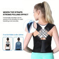 【Clearance Markdowns】 Back Brace Posture Corrector for Women and Men, Shoulder Straightener Adjustable Full Back Support Upper and Lower. 
